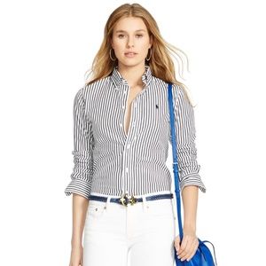 Worn Twice Polo Ralph Lauren Custom Fit Striped Shirt
